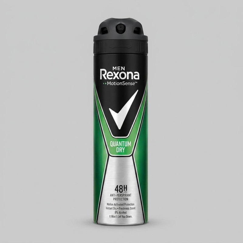 اسپری ضدتعریق مردانه رکسونا مدل Quantum Dry حجم 200 میلیلیتر