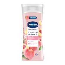 لوسیون بدن وازلین مدل Superfood Freshlock Peach مناسب انواع پوست حجم 100 میلی لیتر