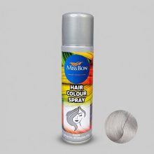 اسپری رنگ مو میسبون مدل SR حجم 150 میلی لیتر رنگ نقره ای