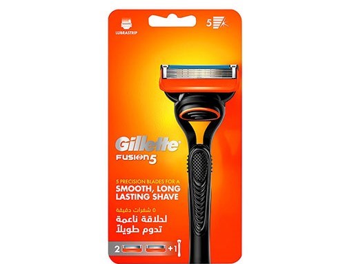 دسته ژیلت فیوژن ۵ لبه نارنجی جیلیت