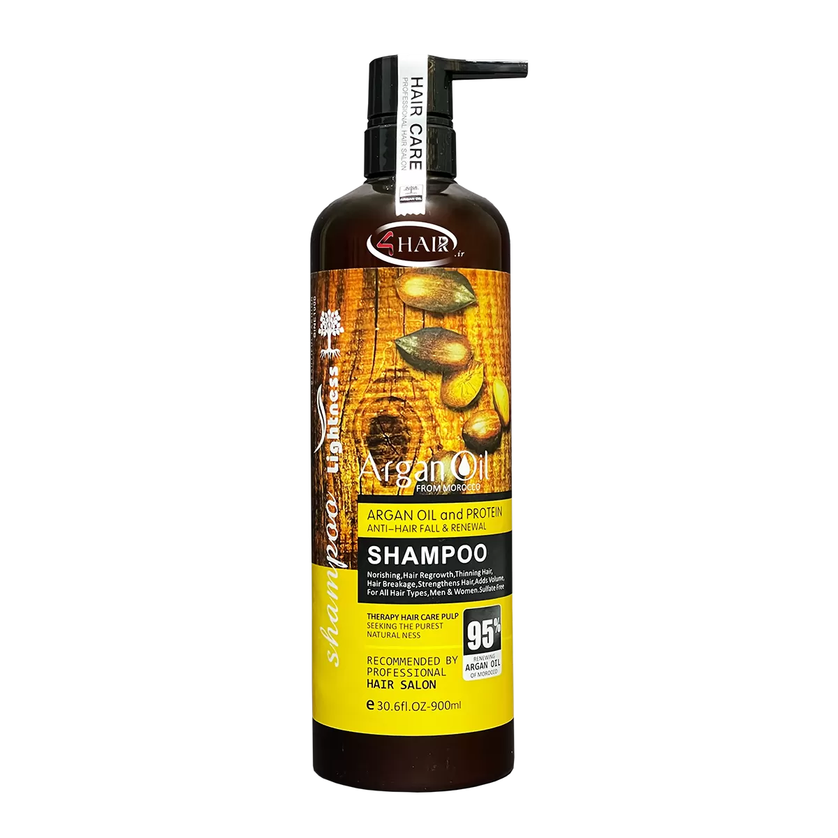 شامپو تقویتی ضد ریزش لایتنس مدل Argan Oil & Protein