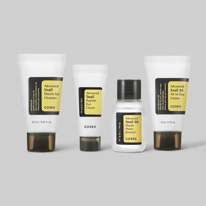 مجموعه مراقبت از پوست کوزارکس مدل snail-kit بسته 4 عددی