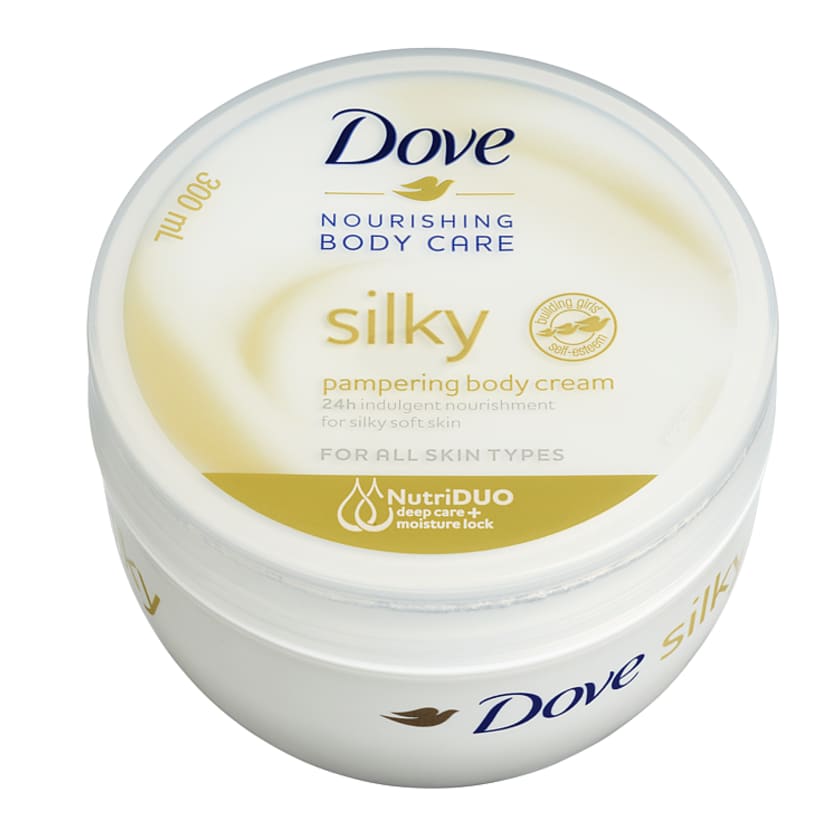 کرم بدن ابریشمی داو مدل Silky Nourishment