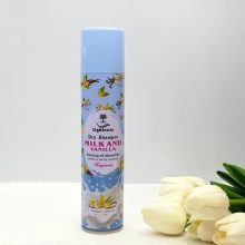 شامپو خشک لایتنس مدل Milk Vanilla مناسب برای موهای چرب حجم 200 میلی لیتر