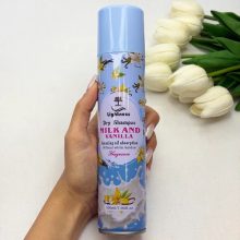شامپو خشک لایتنس مدل Milk Vanilla مناسب برای موهای چرب حجم 200 میلی لیتر