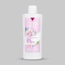 شامپو رنگساژ مو سریتا مدل Pure Red حجم 200 میلی‌لیتر، تثبیت‌کننده رنگ مو، درخشان‌کننده، حالت‌دهنده، حاوی عصاره آلوئه ورا، مناسب برای انواع مو، مخصوص خانم‌ها