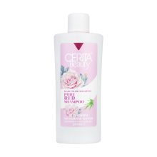 شامپو رنگساژ مو سریتا مدل Pure Red حجم 200 میلی‌لیتر، تثبیت‌کننده رنگ مو، درخشان‌کننده، حالت‌دهنده، حاوی عصاره آلوئه ورا، مناسب برای انواع مو، مخصوص خانم‌ها
