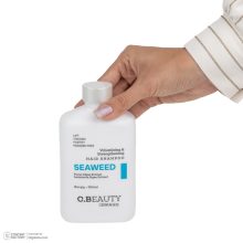 شامپو تقویت‌کننده مو سریتا مدل Seaweed با عصاره جلبک فوکوس و لامیناریا، افزایش حجم و ضخامت مو، آبرسانی عمیق، بدون پارابن، مناسب موهای معمولی حجم 350 میلی‌لیتر