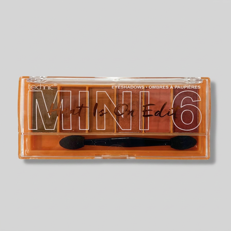 پالت سایه چشم تکنیک مدل MINI 6 HEAT IS ON EDIT